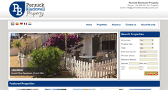 Desktop Screenshot of pennickblackwellproperty.com